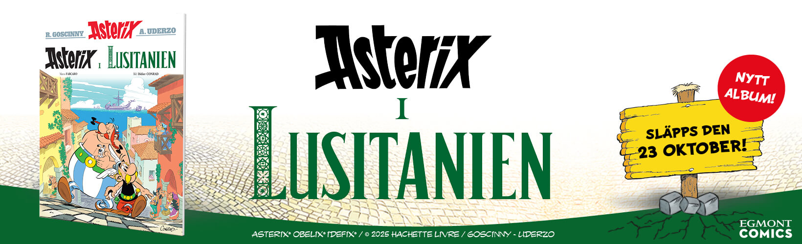 Asterix i Lusitanien - Nytt album, släpps den 23 oktober!