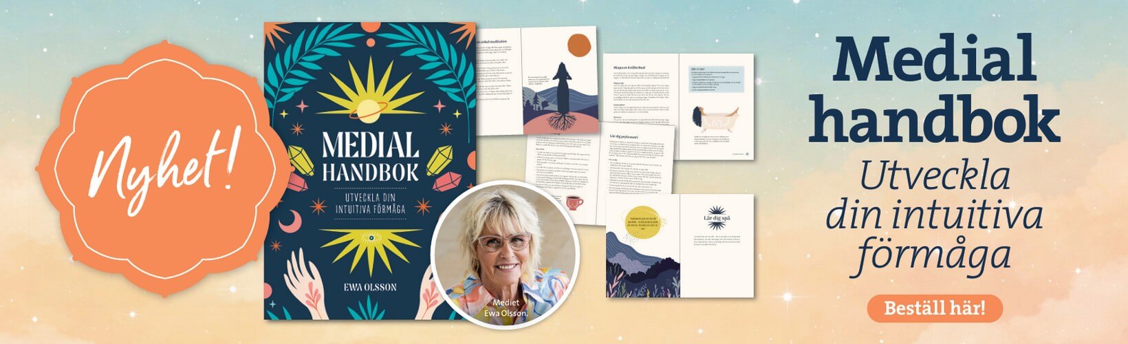 Nyhet! Medial handbok - utveckla din intuitiva förmåga. Beställ här.